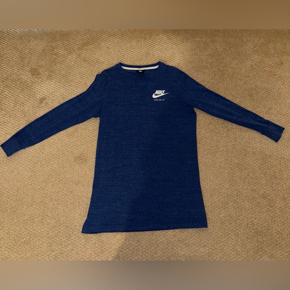 Barely Worn Nike Royal Blue T-shirt Dress Size Large